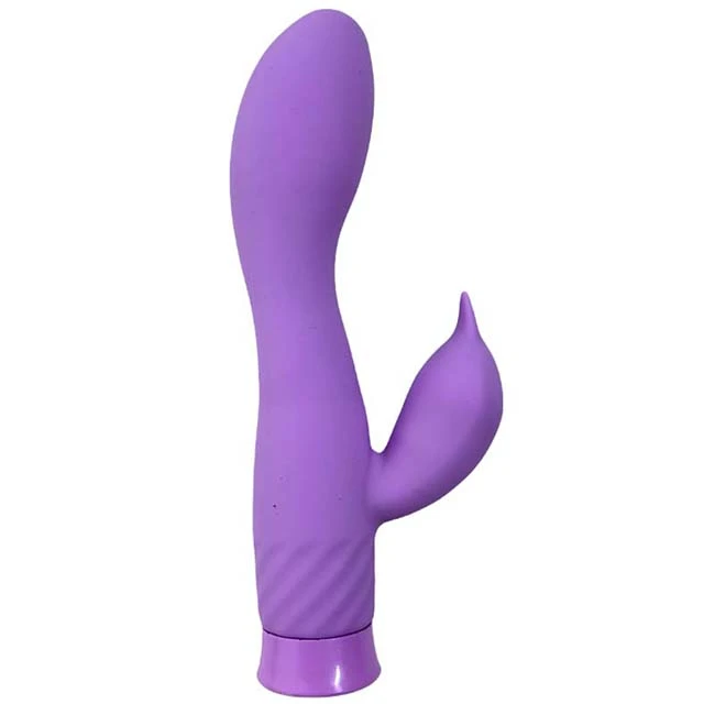 Rechargeable silicone clitoris eksitasyon masaj vibrer pou fanm yo